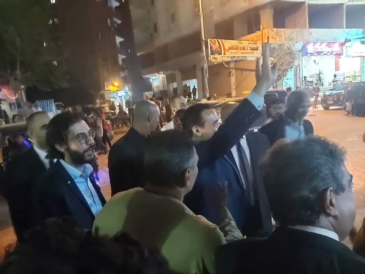 افتتاح المقر الدائم لحزب المؤتمر وجولة لمحمد عادل والشافعى بمنطقة الطوابق