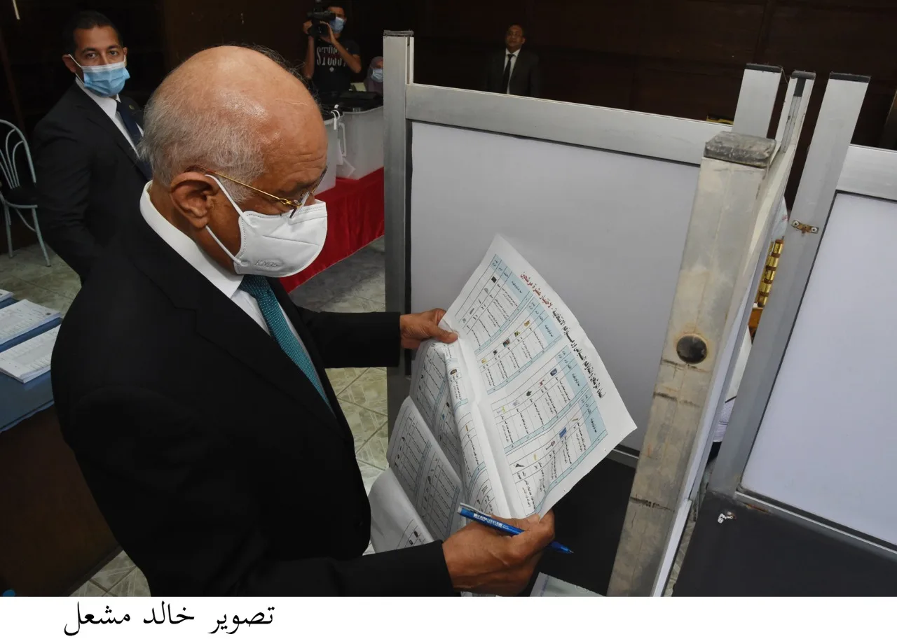انتخابات النواب .. رئيس البرلمان يصل الجامعة العمالية للإدلاء بصوته في جولة الإعادة